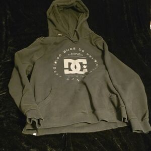 DC Black Hoodie Sweatshirt Classic Streetwear